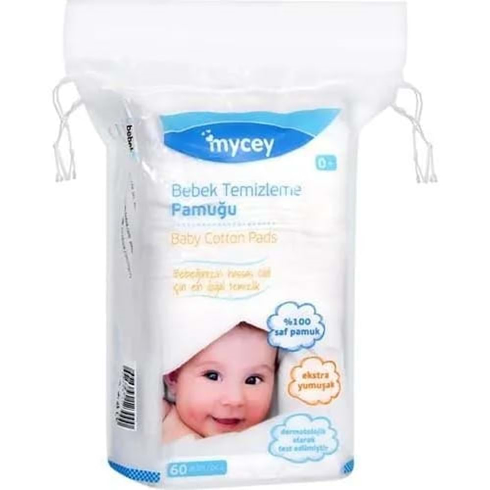 WEE BABY MYCEY TEMİZLEME PAMUK 60 LI PAKET