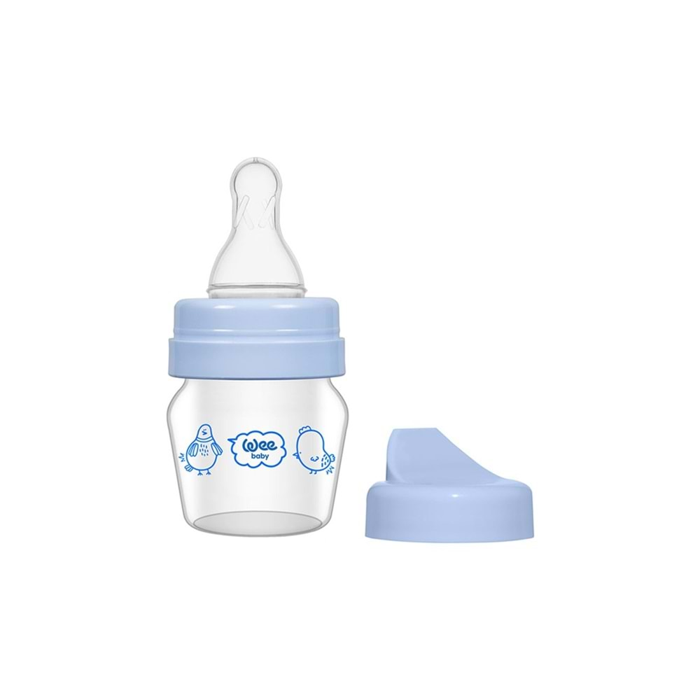 WEE BABY MİNİ CAM SULUK BİBERON 30 ML M