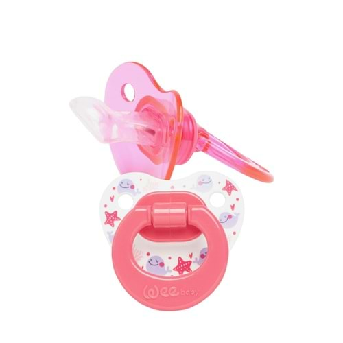 WEE BABY 2 Lİ YENİDOĞAN EMZİK SET PEMBE