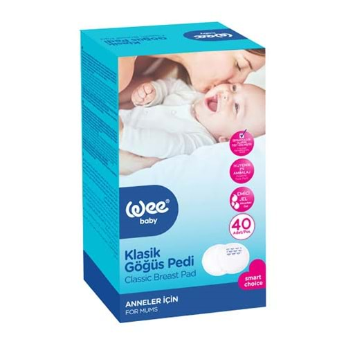 WEE BABY GÖĞÜS PEDİ 40 LI PAKET