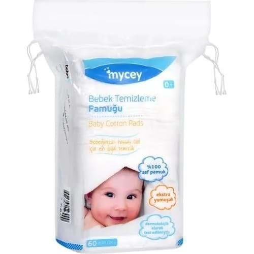 WEE BABY MYCEY TEMİZLEME PAMUK 60 LI PAKET